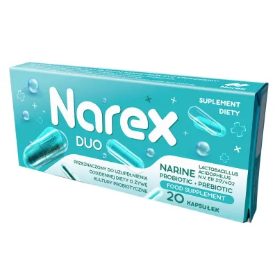 Narex Probiotyk narine duo Suplement diety 20 kaps.