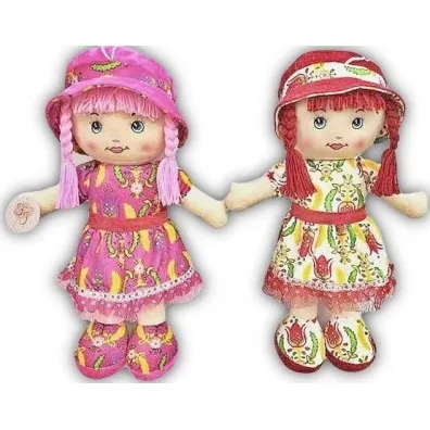 Lalka szmacianka 45cm mix Merkpol