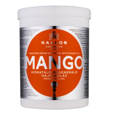 Kallos KJMN Moisture Repair Hair Mask With Mango Oil maska do włosów z olejem Mango 1 l