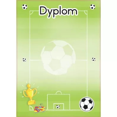Beniamin Dyplom dzieci�cy A4 Sportowe boisko 20 szt.