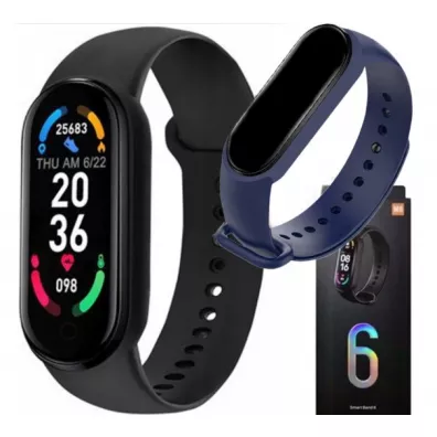 Appio Smartwatch M6 Black smartband opaska sportowa zegarek GRATIS