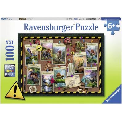 Puzzle 100 el. Kolekcja dinozaurw 108688 Ravensburger