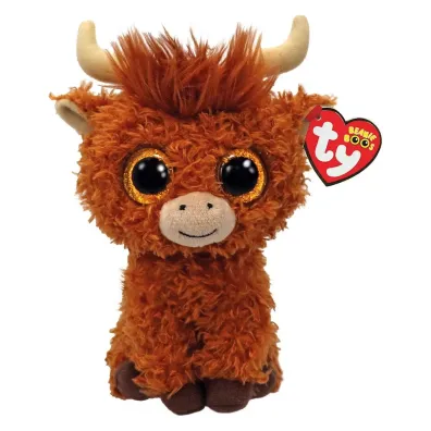 Boos Alfie 15 cm. Brown Highland Cow Meteor