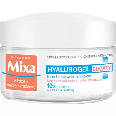 Mixa Hyalurogel bogaty krem intensywnie nawilajcy 50 ml