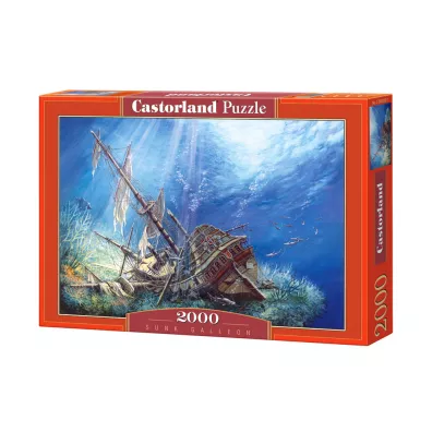 Puzzle 2000 el. Sunk Galleon Castorland