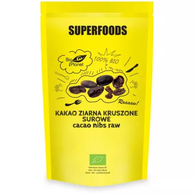 Bio Planet Kakao ziarna kruszone surowe 250 g Bio
