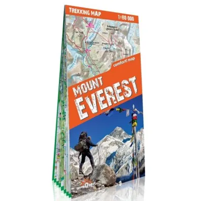 Mapa trekkingowa Mount Everest 1:80 000