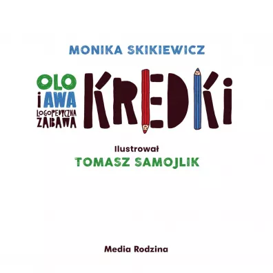 Olo i Awa. Logopedyczna zabawa. Kredki