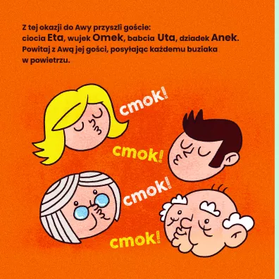 Olo i Awa. Logopedyczna zabawa. Kredki