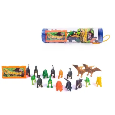 Zestaw figurek dinozaury w tubie