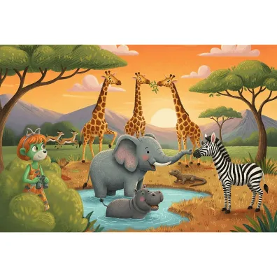 Puzzle 100 element�w Weso�a Ferajna TREFL 16571 TR