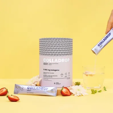 Aura Herbals Colladrop® Skin, kolagen morski 5000 mg, saszetki Suplement diety 30 x 10.7 g