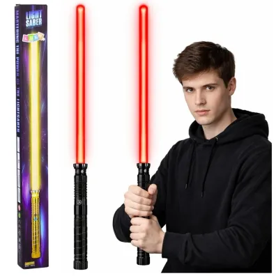 LeanToys Miecz laserowy LED z d�wi�kiem 75cm