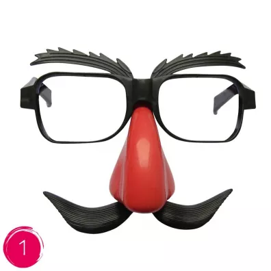 Okulary z nosem