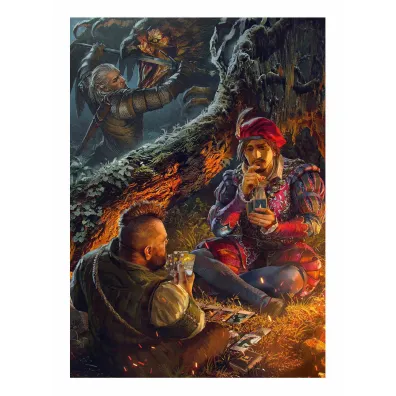 Puzzle Kolekcja puzzli 10x500 The Witcher Wied�min 3 Wild Hunt 10th Anniversary Good Loot