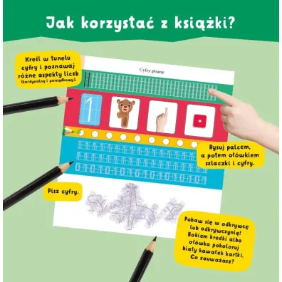 Multisensoryczna kaligrafia. Cyfry pisane