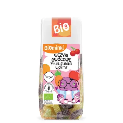 Biominki W�yki owocowe bez �elatyny bezglutenowe 100 g Bio