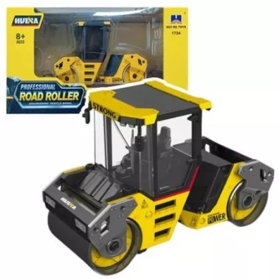 Walec drogowy metalowy ��ty 1:50 LeanToys