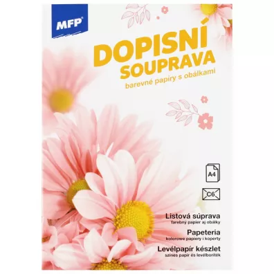 Papeteria A5 5kopert/10k Kwiaty MFP 5550333MFP
