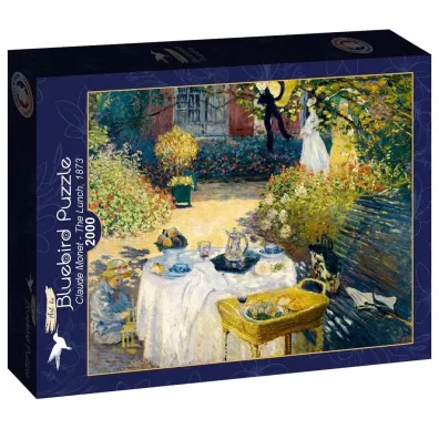 Puzzle 2000 el. �niadanie Claude Monet 1873 Bluebird Puzzle
