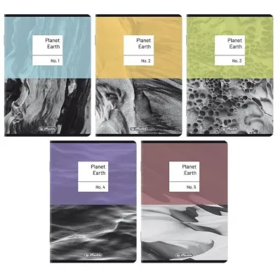 Herlitz Zeszyt A5/60K kratka Premium Earth