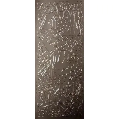 Galeria Hobby Stiker a�urowy z�oty 10x23cm