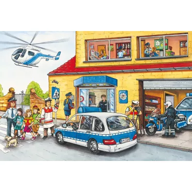 Puzzle 3x24 el. S�u�by ratownicze Schmidt