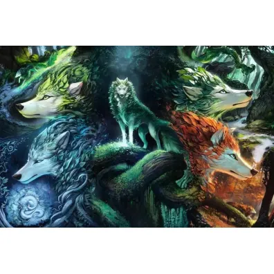 Puzzle 2D: Wilki 7000el Ravensburger