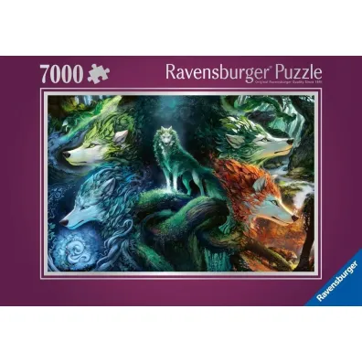 Puzzle 2D: Wilki 7000el Ravensburger