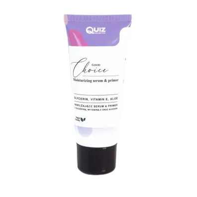 Quiz Cosmetics Moisturizing Serum & Primer Good Choice nawil�aj�ce serum i baza pod makija� 2w1 wzbogacony Witamin� E i Aloesem 30 ml