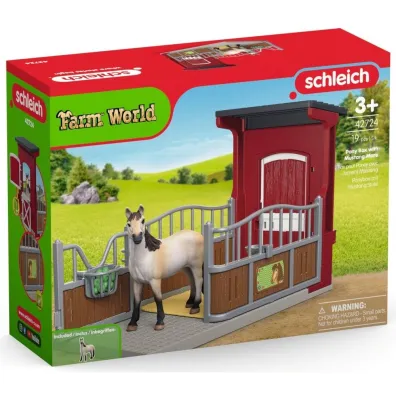 Boks dla kucyka z klacz� Mustanga Farm World SLH42724