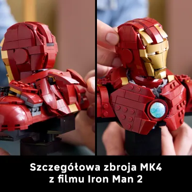 LEGO Marvel Popiersie Iron Mana MK4 76327