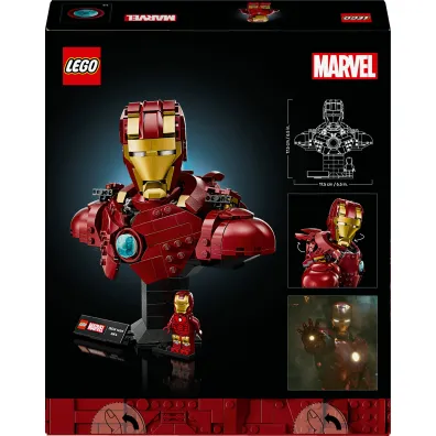 LEGO Marvel Popiersie Iron Mana MK4 76327