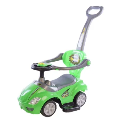 Je�dzik z r�czk� 3w1 Mega Car zielony Baby Mix