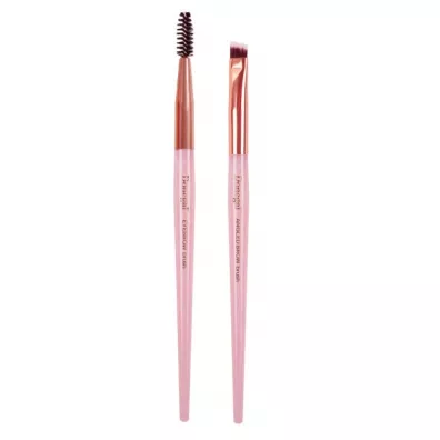 Donegal Zestaw Mineral Pink p�dzel do brwi + szczoteczka do brwi 4294 2944