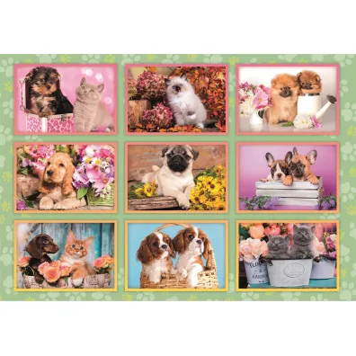Puzzle 180 el. Super Puppies Collage Clementoni