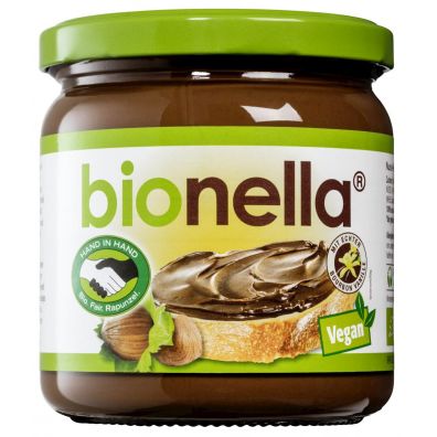 Bionella Krem orzechowo - czekoladowy vegan 400 g Bio