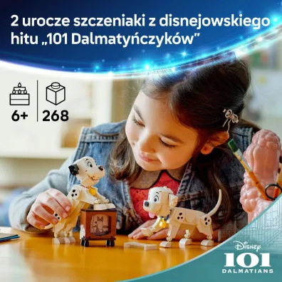 LEGO Classic Disney 101 dalmaty�czyk�w - Szczeniaczki Szcz�ciarz i Penny 43271