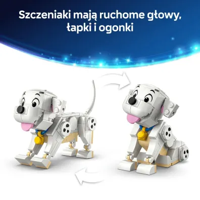 LEGO Classic Disney 101 dalmaty�czyk�w - Szczeniaczki Szcz�ciarz i Penny 43271