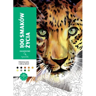Art therapy. Kolorowanka antystresowa. 100 smak�w �ycia. Zagadkowe rysunki - J�r�my Mariez