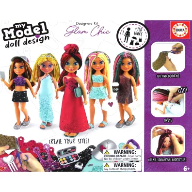 Lalka ubieranka Glam Chic 112364 Educa