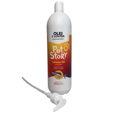 Petstory Olej z �ososia dla zwierz�t 1 l