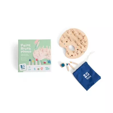 Drewniana gra pami�ciowa Kolorowe p�dzle Bs Toys