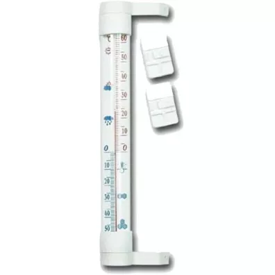 Terdens Termometr zaokienny 19,5 cm biay
