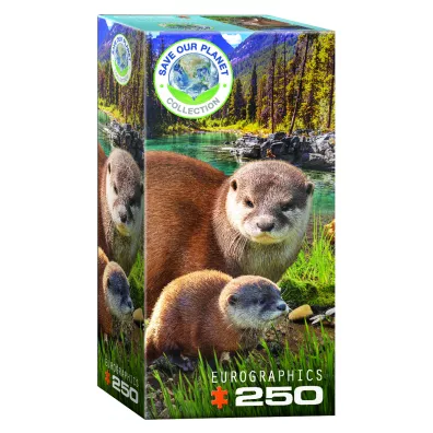 Puzzle 250 el. Wydry Eurographics