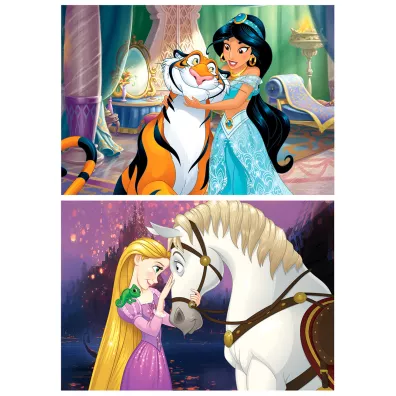 Puzzle drewniane 2 x 16 el. Aladyn, Zapltani Educa