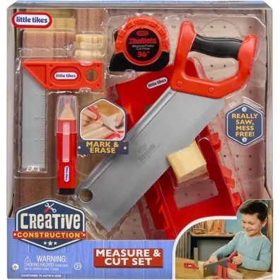 Creative Construction - Zestaw do ci�cia i pomiar�w drewna Little Tikes