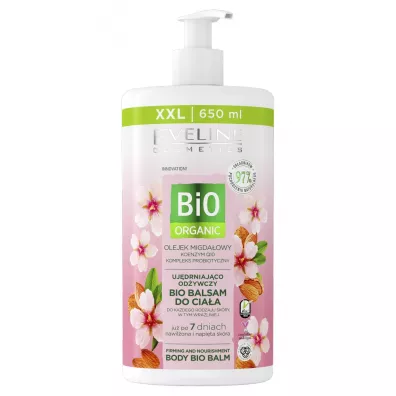 Eveline Cosmetics Bio Organic uj�drniaj�co-od�ywczy balsam do cia�a z olejkiem migda�owym 650 ml