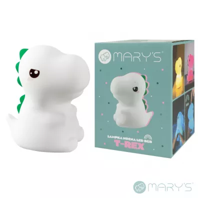 Marys Lampka nocna LED - T-Rex