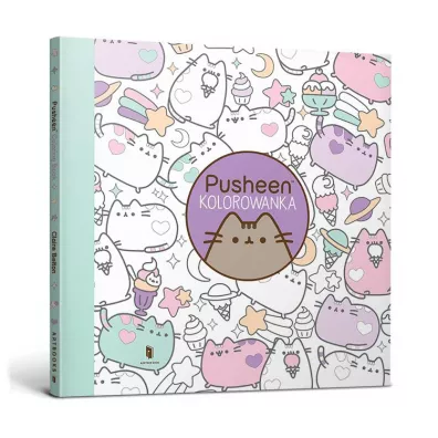 Pakiet: Pusheen kolorowanka, Pusheen. Sodka kolorowanka. Koloruj i zgaduj z kotk Pusheen